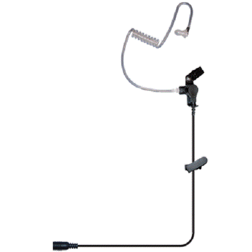 Auricular de solo escucha de sombras para micrófono de altavoz con conector de 3,5 mm Tubo auricular transparente - Imagen 1 de 2