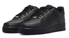 Nike Air Force 1 Low '07 Triple Black Mens Black Sports Sneaker CW2288-001