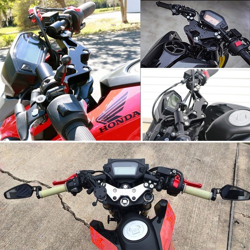 3D Adjustable Handlebar Risers Clip-On Kit Sport For HONDA GROM MSX125 2013-2025 - Picture 5 of 74