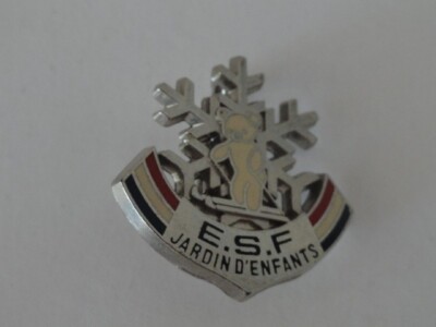 BROCHE MÉDAILLE FLOCON ESF Ski Français 2000 2 Étoiles Decat 6 EUR 11,00 - FR