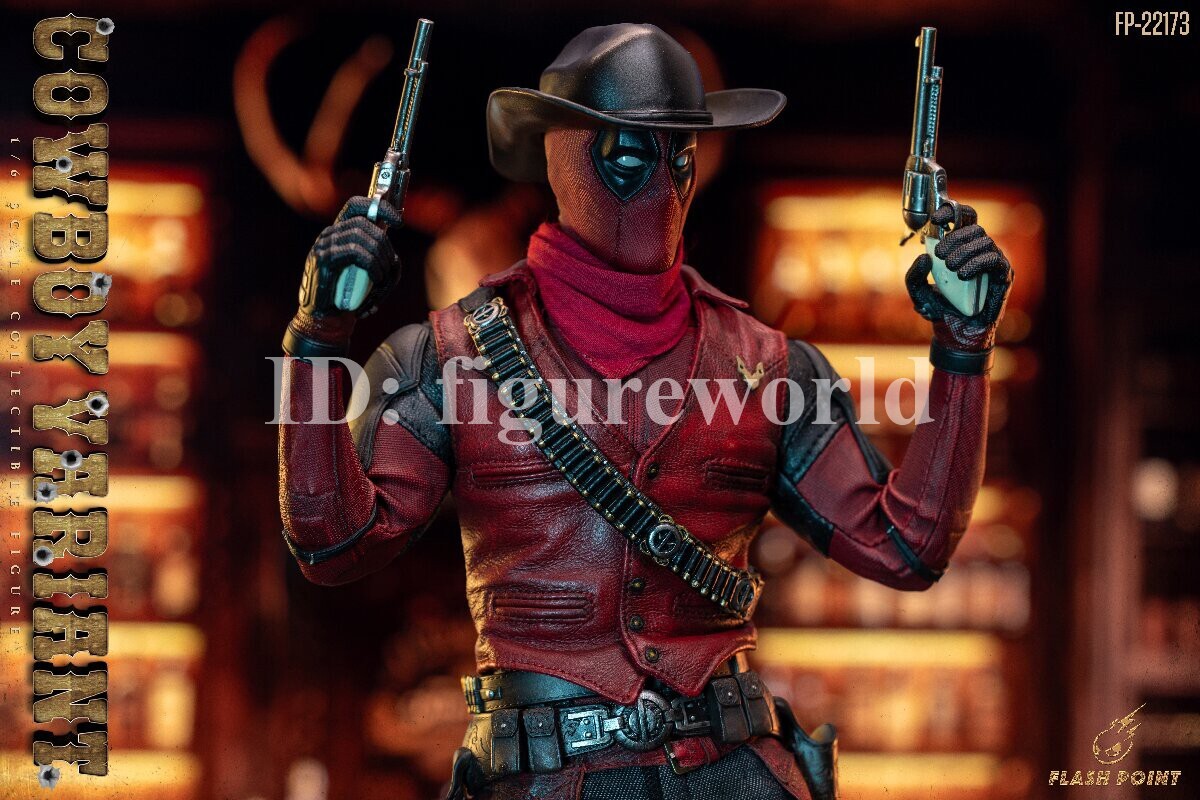 Flashpoint Studio FP-22173 1/6 Cowboy Deadpool Collectible Action