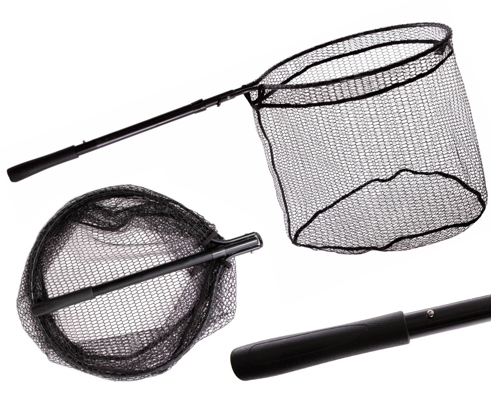 ANGEL-BERGER Wild Devil Baits Automatic Landing Net Einhand Spinn Kescher Raubfischkescher...