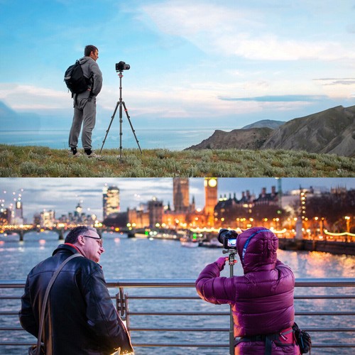 Zomei Camera Tripod Stand Travel Monopod Ball Head for Canon Nikon DSLR Camera - Picture 2 of 12