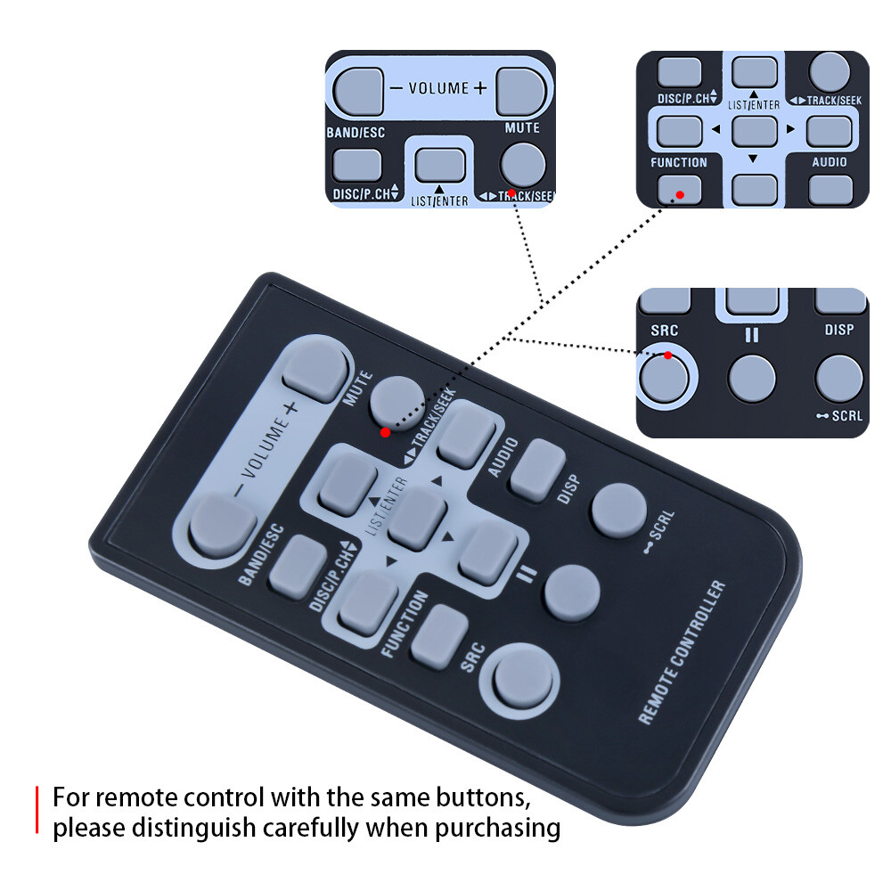 QXE1047 Remote Control For Pioneer Car Audio System DEH150MP DEH142UB eBay