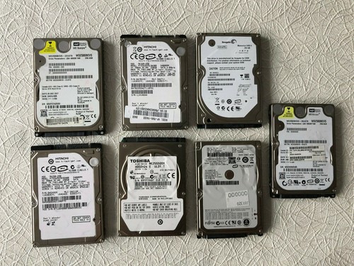7x SATA 2,5 Zoll HDD Festplatte: Hitachi, Fujitsu, WD, Toshiba, Seagate 250GB