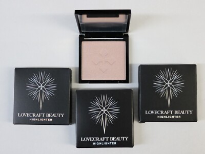 Lot of 4   Love Craft Beauty Highlighter   AURORA   0.18 oz Compact New In Box