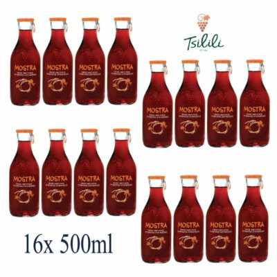 Tsilili Mostra Imiglykos rose halbsüß 16x 500ml Karaffe mit easy open cap