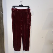J crew Red Velvet Pants Size 4