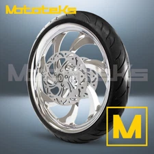 21" 21X3.25 STORM MAG WHEEL CHROME FOR HARLEY TOURING BAGGER FRONT RIM