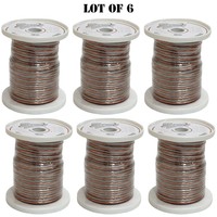 Lot Of 6 Pyramid 18 Gauge High Quality Car Audio Zip Wire - 500 Foot Each Spool on sale Lot Of 6 Pyramid 18 Gauge High Quality Car Audio Zip Wire - 500 Foot Each Spool on sale