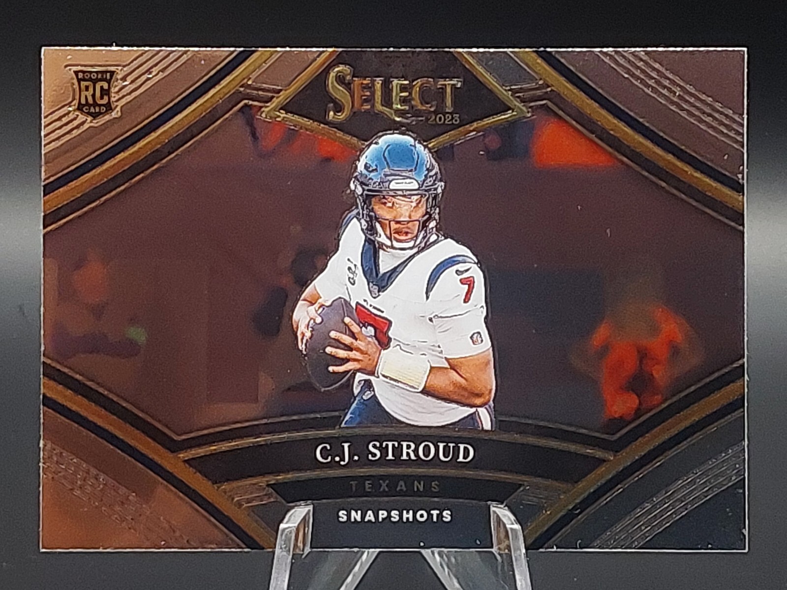 CJ STROUD 2023 SELECT RC ROOKIE SNAPSHOTS SILVER PRIZM HOUSTON TEXANS #SS-CS