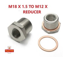 M18 to M12. Reducer Stainless Steel. Sealing Washer Included. 1 PIECE
