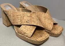 Dolce Vita Boscoe Tan Platform Sandals Women  s Sz 9.5