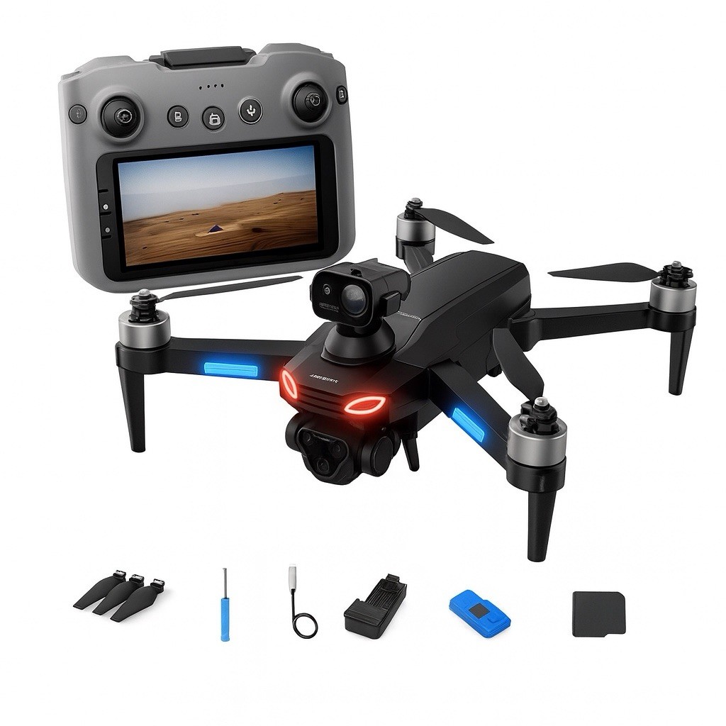 M7 Drone GPS WIFI FPV 8k HD Dual Camera 360&deg; Obstacle Avoidance 25min Flight T