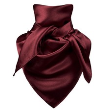 Men Women Wild Rag Western Bandana Cowboy Scarves Silk Feel Neckerchief