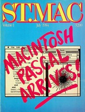 ST.MAC July 1984 Macintosh Arrives Magazine Vintage Apple Mac Software