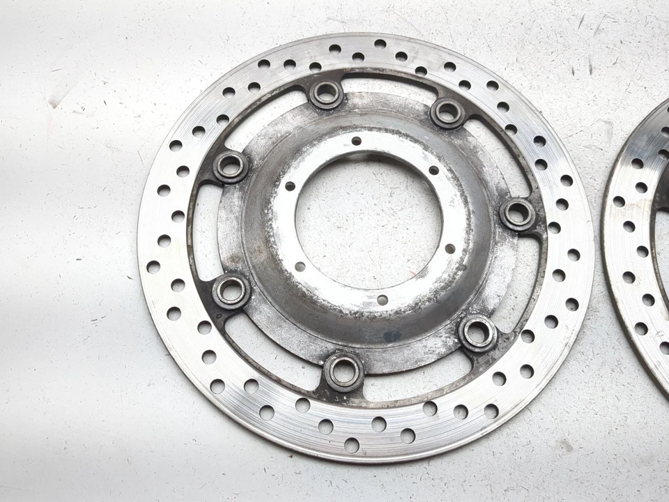 04-08 Honda VTX1800R VTX 1800 Front Disc Brake Rotors Set - Image 2 of 4