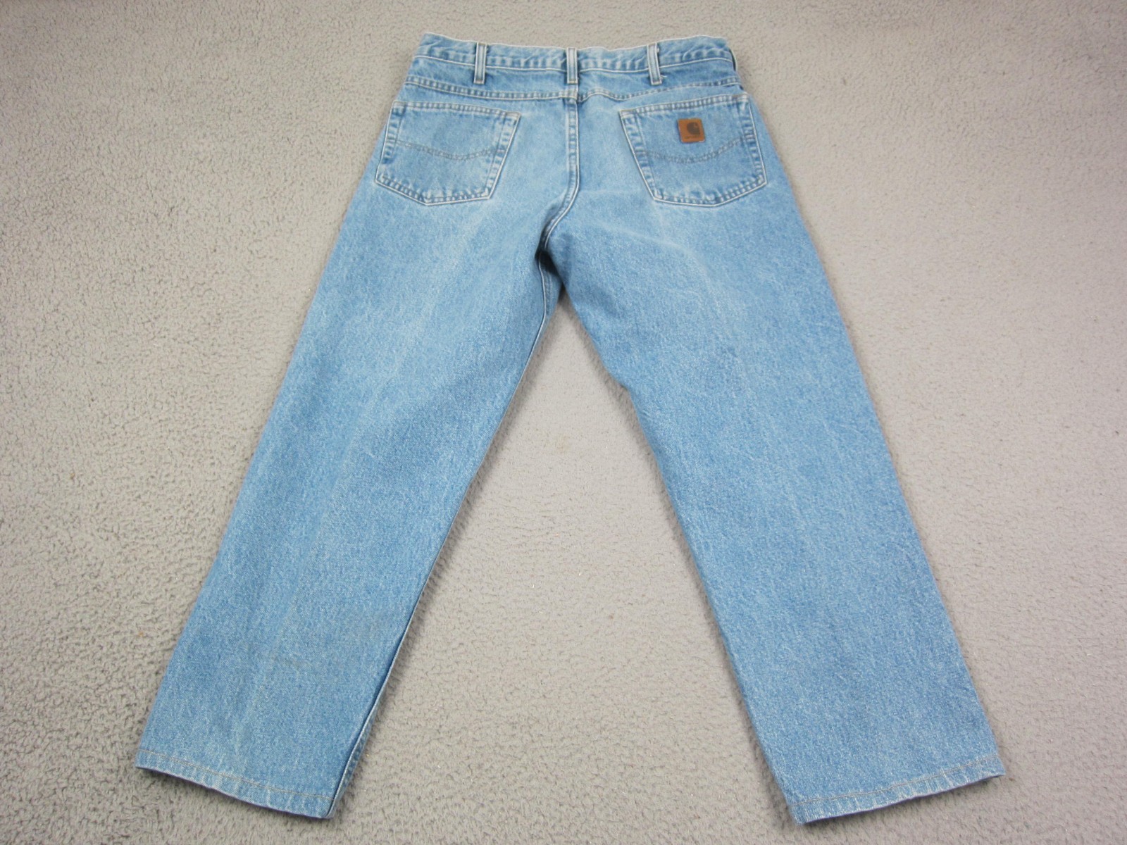 Vintage Carhartt Jeans Adult W 36 L 30 Blue Straight Relaxed Fit Denim Mens 90s
