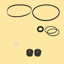 Cinghia Rullo Pressione Ruota Attrito = Kit 3 per Nakamichi 1000 ZXL Cassette Deck