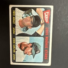 Topps 1965 - Fritz Ackley / Steve Carlton Rookie Stars #477 MLB Card. rookie card picture