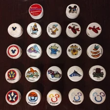 Disney VTG Vault Lil Loop Collectible Charm Ceramic Bead 3/4" Pick Your Favorite