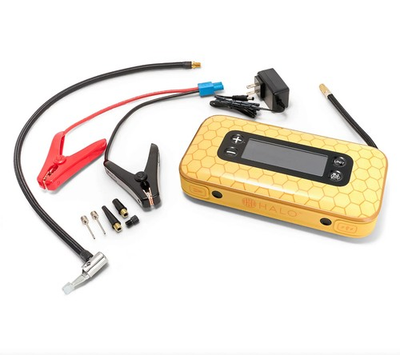#ad HALO BOLT AIR 1750 PORTABLE JUMP STARTER AIR COMPRESSOR YELLOW $90.00