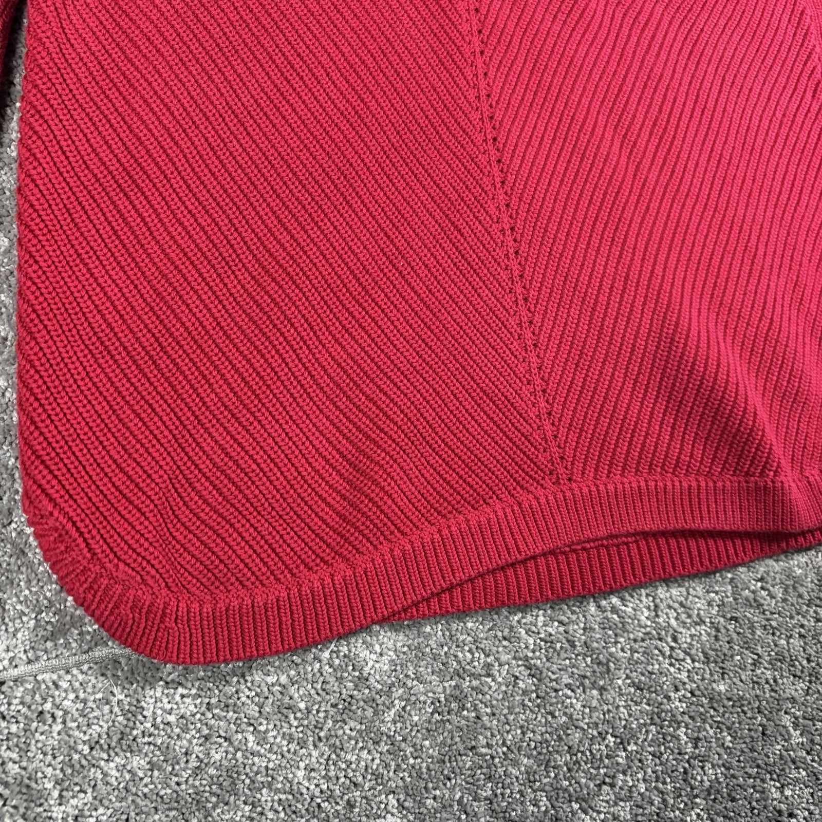 Talbots Medium Split Cowl Neck Shaker Stitch Swea… - image 8