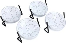 Panyard Jumbie Jam Ready-to-play Steel Drum Kit - Silver, 4-pack