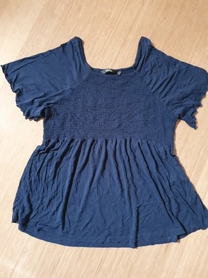  ULLA POPKEN Gr. 50/52 SHIRT US 20/22 dunkelblau TOP!