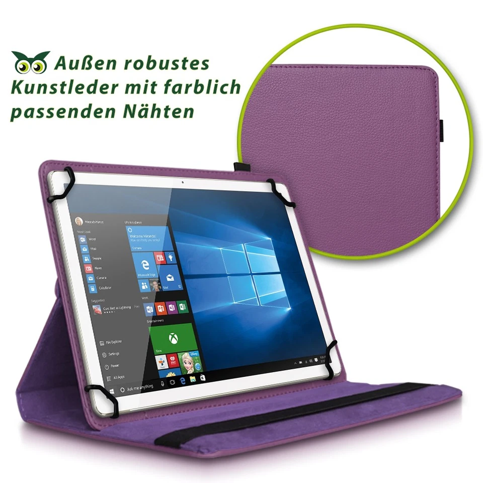 Tablet Hülle für Lenovo Tab 2 A10-70 Schutztasche Cover Tasche Case 360° Drehbar - Bild 3 von 4