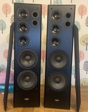 Eltax C-205 2 Way Floor Standing Stereo Speakers Full Working Order Please Read