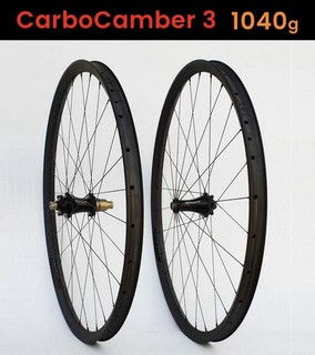 1110g Extralite CarboCamber 3 29er Ultralight XC MTB Tubeless Carbon Wheelset
