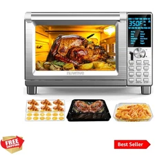 Bravo Air Fryer Toaster Smart Oven, 12-in-1 Countertop Convection, 30-QT XL C...