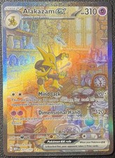 Alakazam ex 201/165 Sv: Scarlet & Violet 151 Holo - Special Illustration Rare on eBay