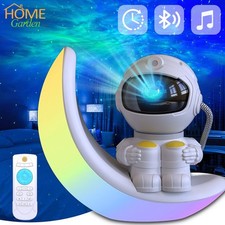 Astronaut Galaxy Projector Bluetooth Speaker Night Light w/Remote Bedroom Decor