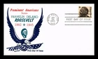 DR JIM STAMPS US COVER FRANKLIN D ROOSEVELT PROMINENT AMERICANS FDC KHOL KRAFT