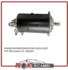 4056203 DINAMO RICONDIZIONATA D90 130/12 16/3F FIAT 500 GIARDINIERA BIANCHINA