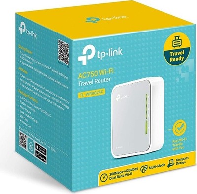 TP-Link TL-WR902AC AC750 Dual Band Wireless Router Weiß USB 2.0 NEU OVP Travel