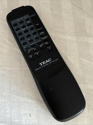 GENUINE TEAC RC-1122 5 DISC CD CHANGER REMOTE - PD-D2610MKII