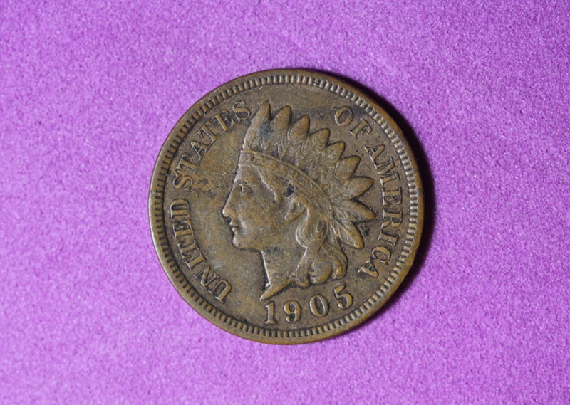 1905- Indian Head Cent Penny  #P32967