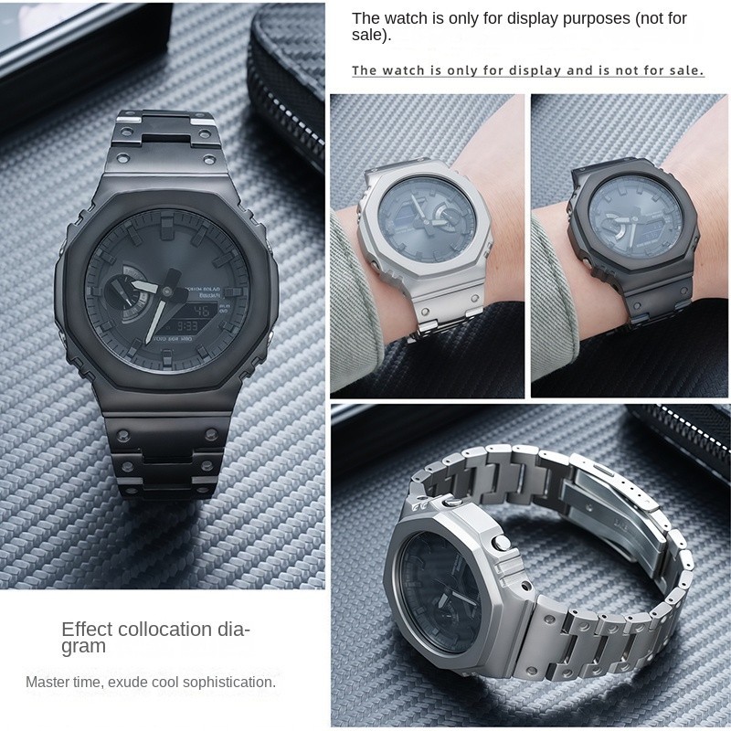 Ultra lightweight Titanium alloy Case Bezel&Strap set For Casioak