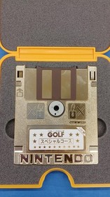 Nintendo NES Disk System Golf Special Course Gold Disk