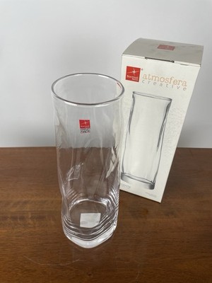 Bormioli Rocco Quelle Blumenvase mundgeblasenes Glas Handarbeit modernes Design