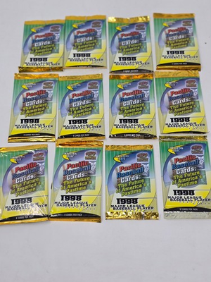 #ad #ad 1998 Pacific Paramount Inaugural Issue MLB Packs 12pks of 6 red foil in each $18.00