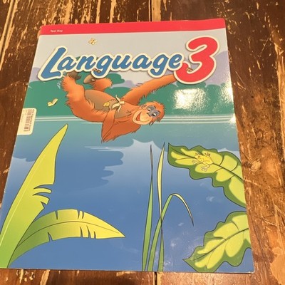 Abeka Language 3 Textbook Paperback Answer Key Language & Literature