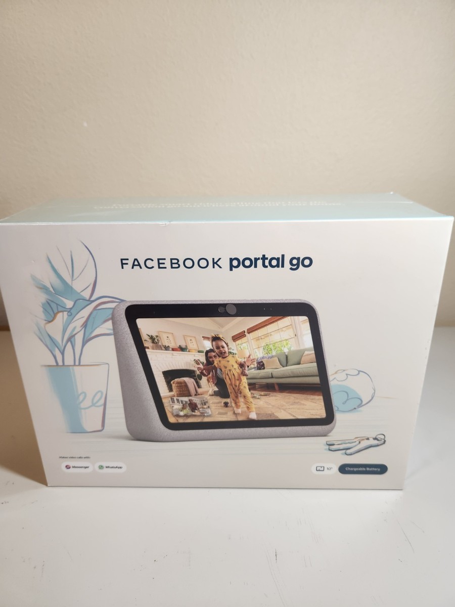 Facebook Portal Go Portable Smart Video Calling 10” Touch Screen