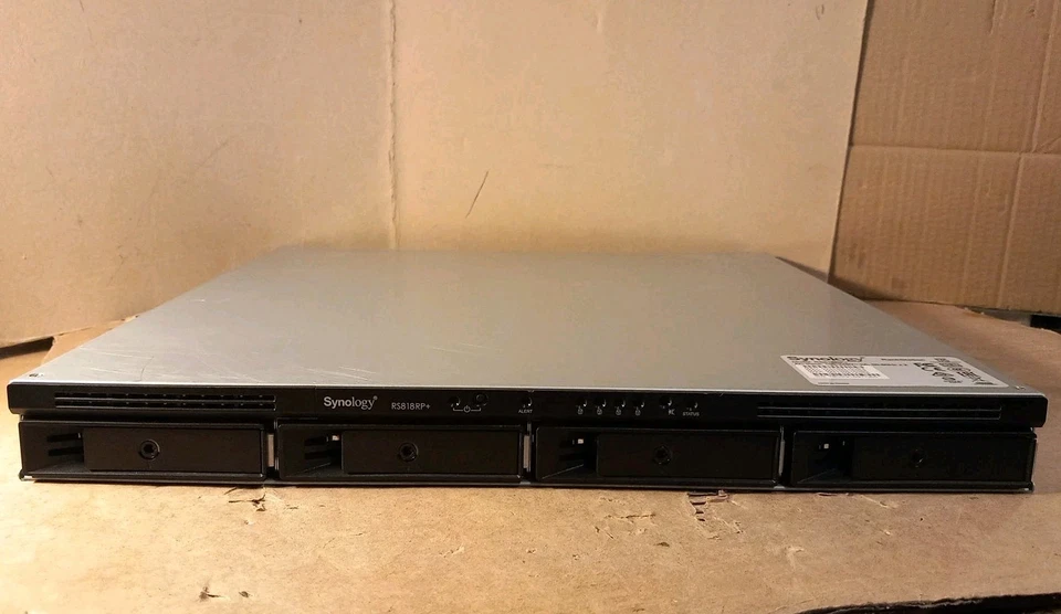 Synology Rackstation RS818RP+ 4-Bay Nas Server + EARS, NO HARD DRIVES INSTALLED - Image 4 of 4
