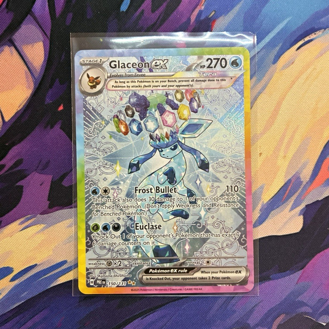 Glaceon ex #150 (Prismatic Evolutions (2025))