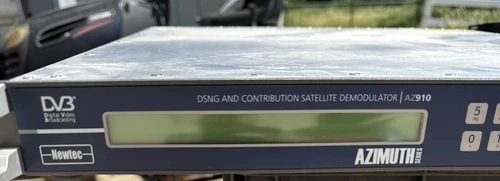 Newtec AZ910 Azimuth DSNG Contribution Satellite MPEG Demodulator DVB- S/S2/DSNG