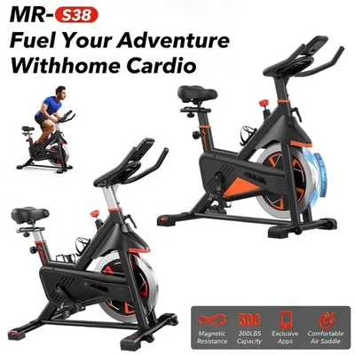 MERACH S38 Home Exercise Bike Quiet Stationary Indoor Cycling Bike Workout Body - image 1 of 4